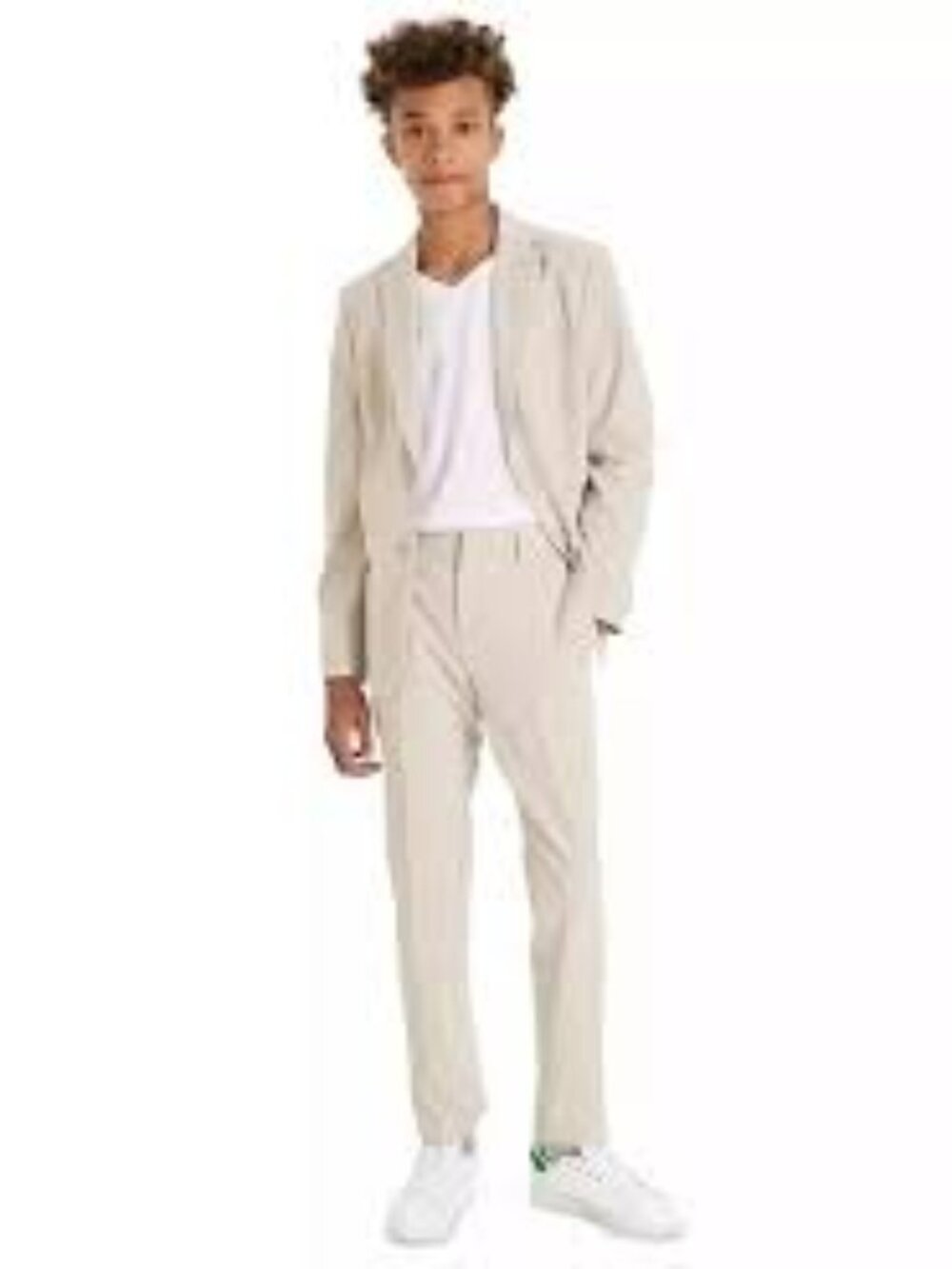 Boys Size 12 Slim Fit Tech Stretch Kenneth Cole Reaction 2 piece suit